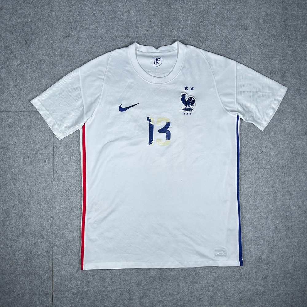 Nike France Jersey Men Large White Kante 13 Away Kit 2020 Euro World Cup Soccer